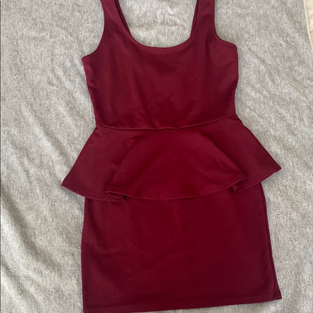 Maroon Dress